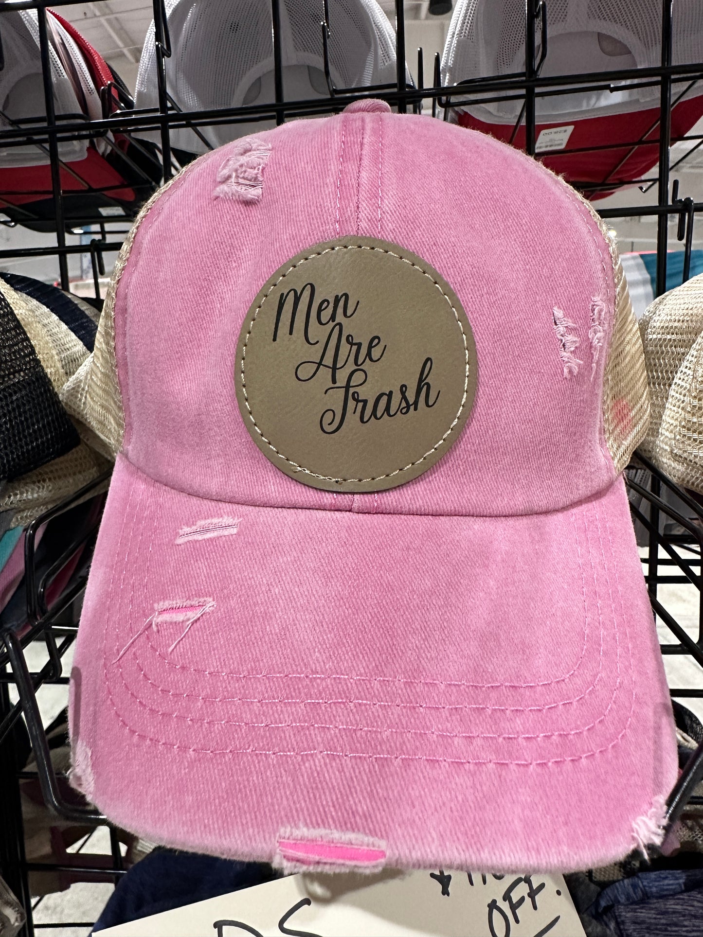 Men Are Trash Women's Criss Cross Hat