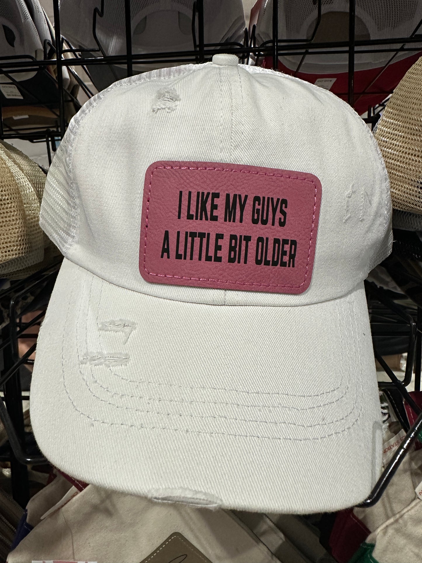 I Like My Guys A Little Bit Older Women's Criss Cross Hat