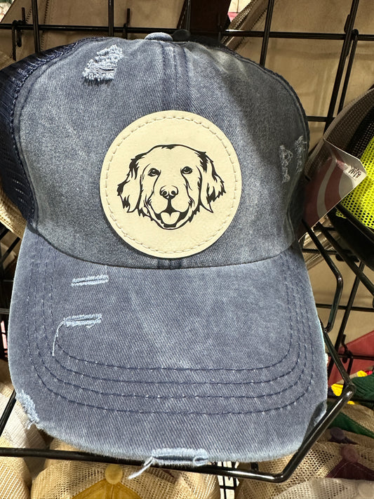 Golden Retriever Sketch Women's Criss Cross Hat