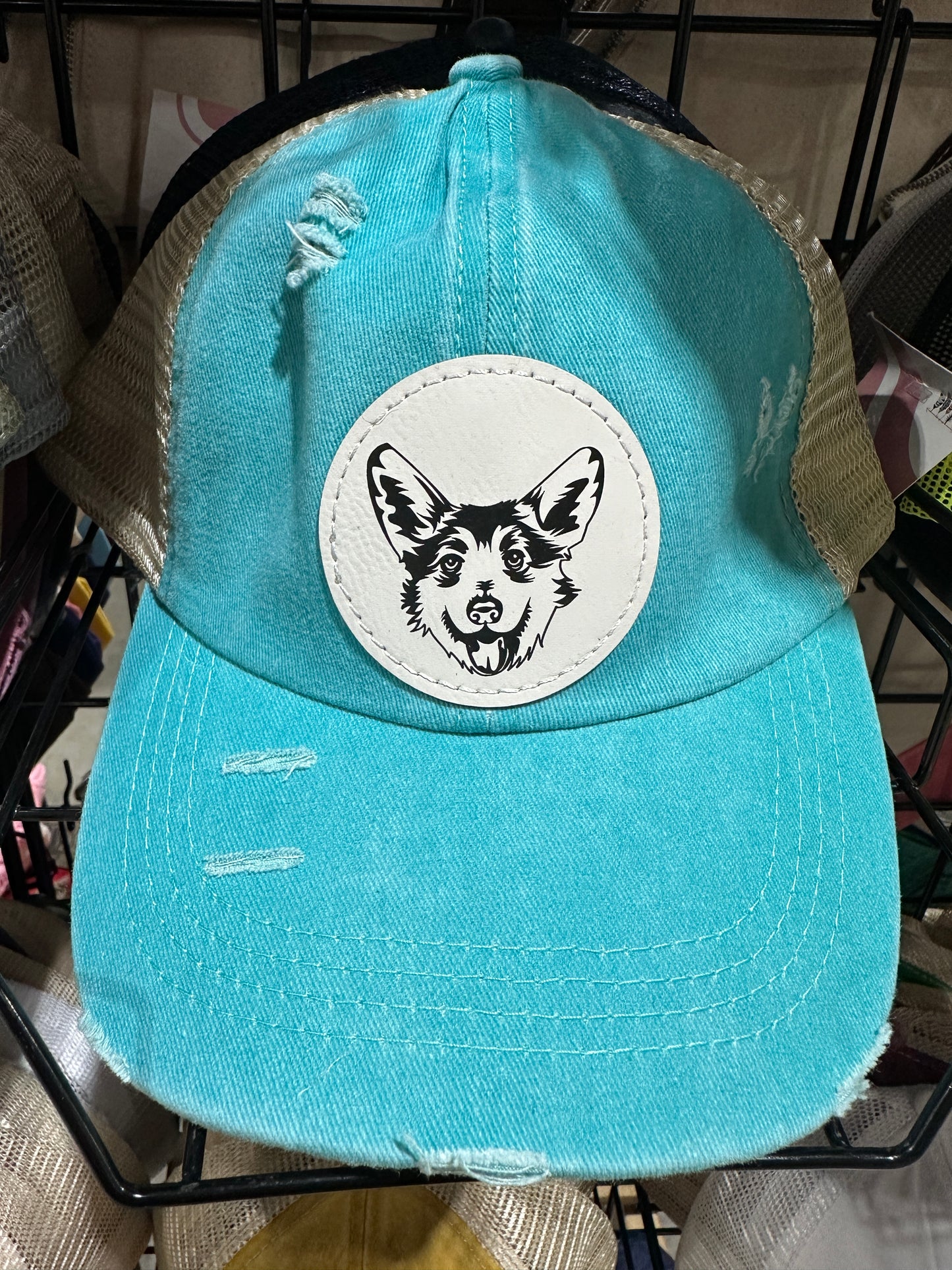 Dog Sketch Women's Criss Cross Hat