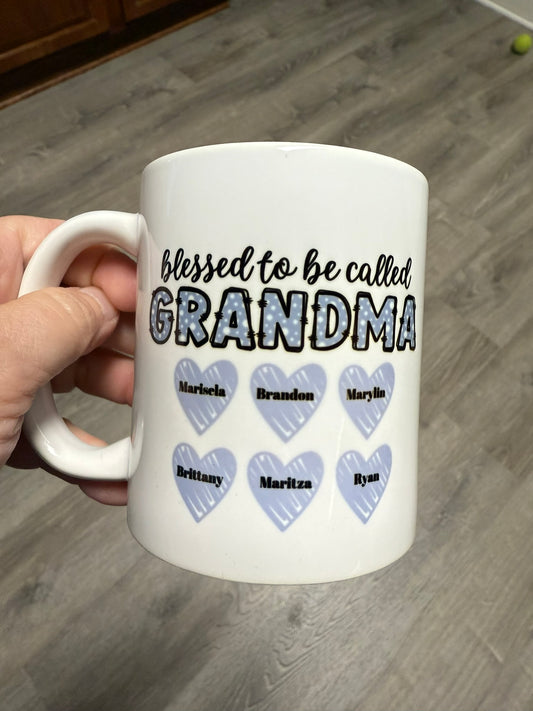 Blessed To Be Called Grandma Mug