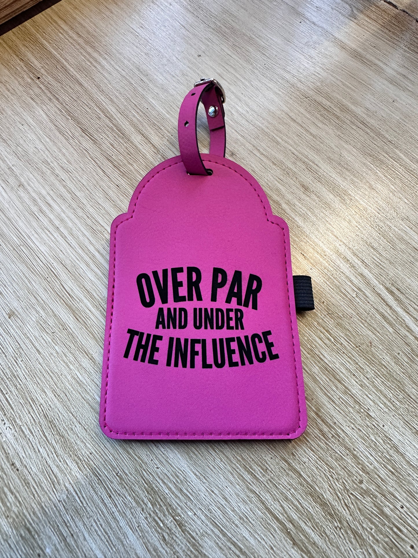 Over Par Golf Bag Tag