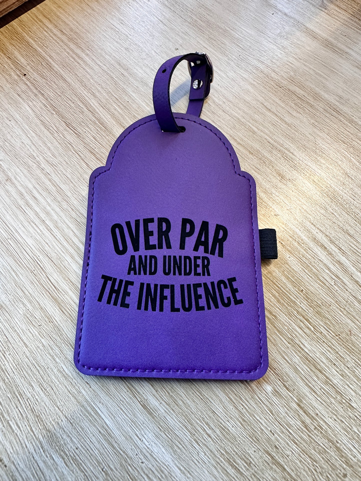 Over Par Golf Bag Tag