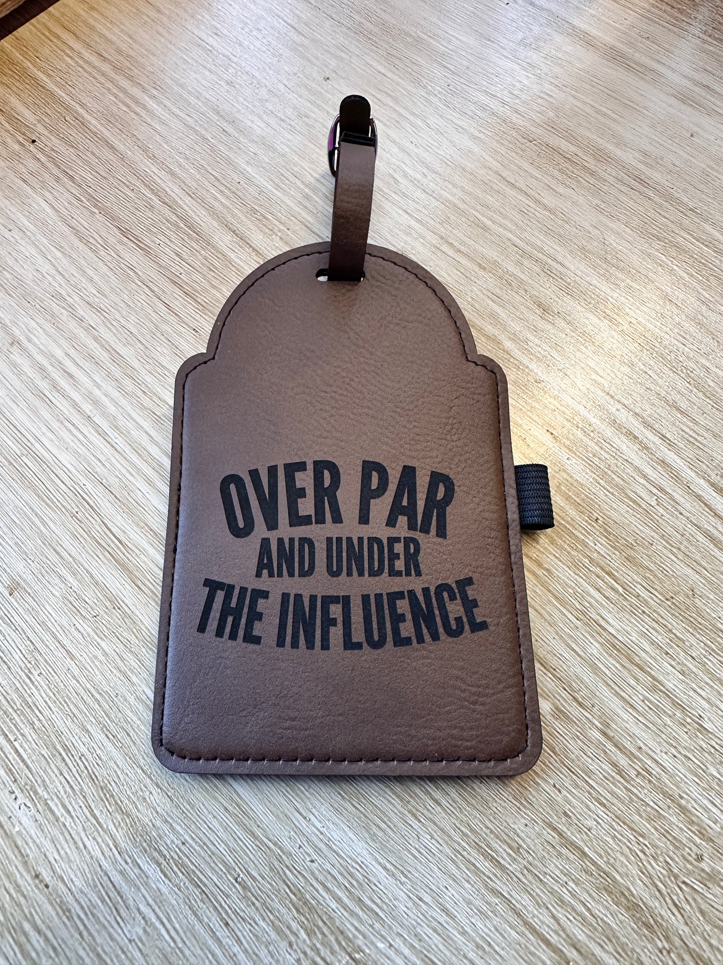 Over Par Golf Bag Tag