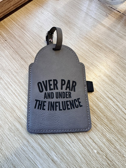 Over Par Golf Bag Tag