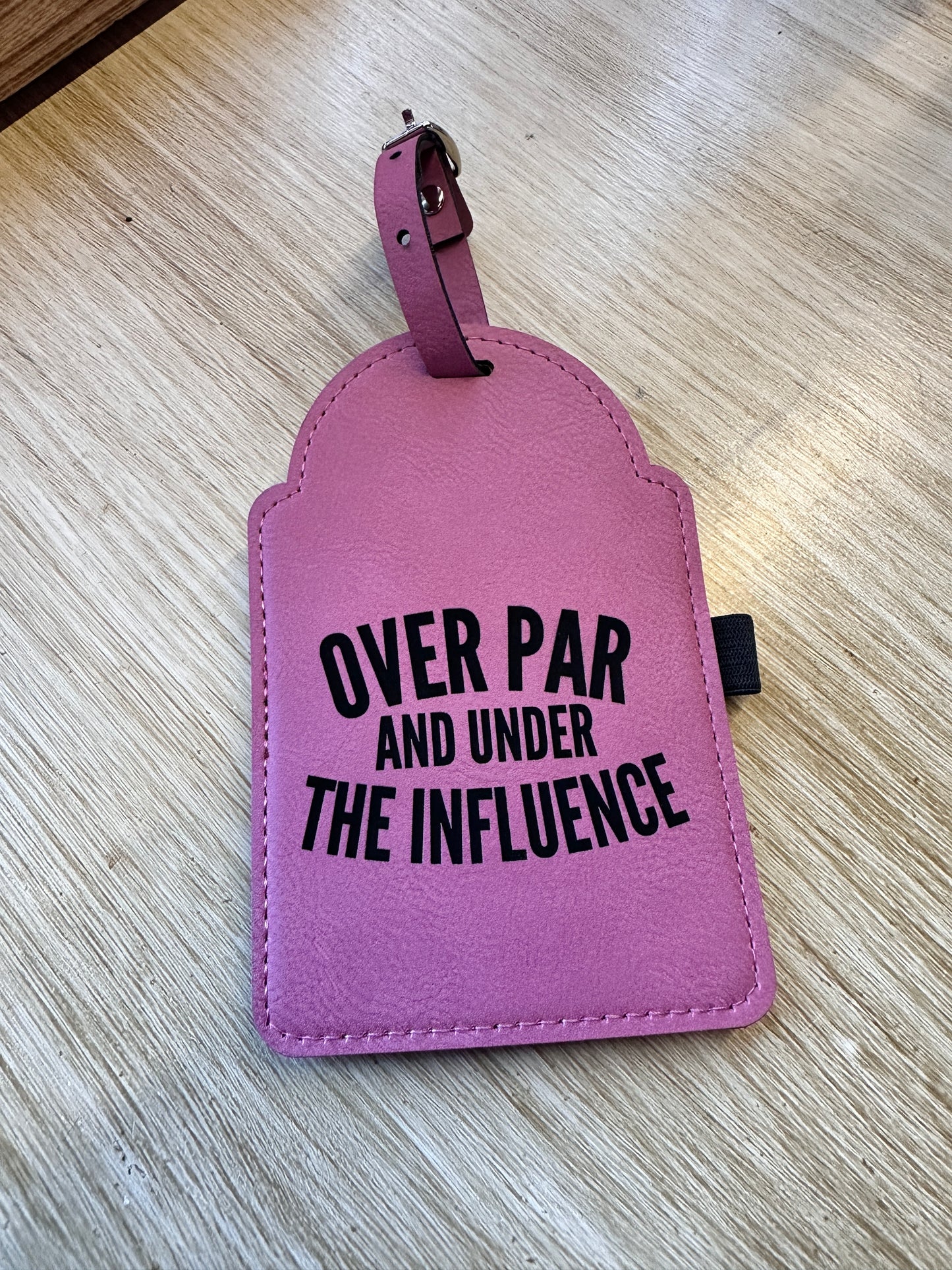 Over Par Golf Bag Tag