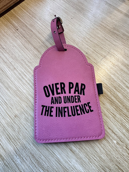 Over Par Golf Bag Tag