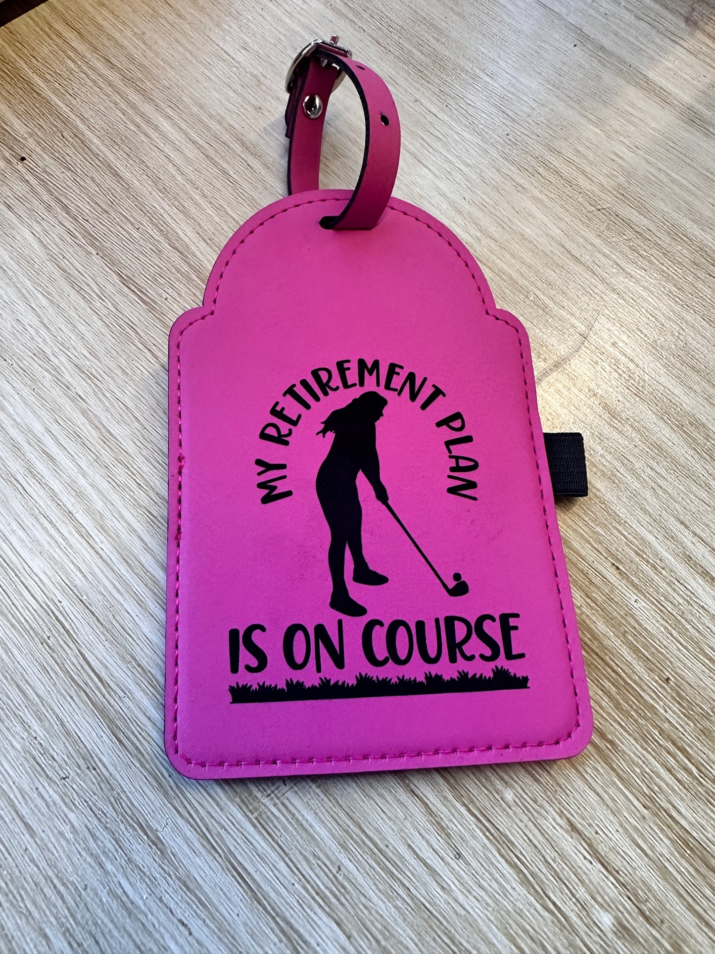 Retirement Plan Golf Bag Tag