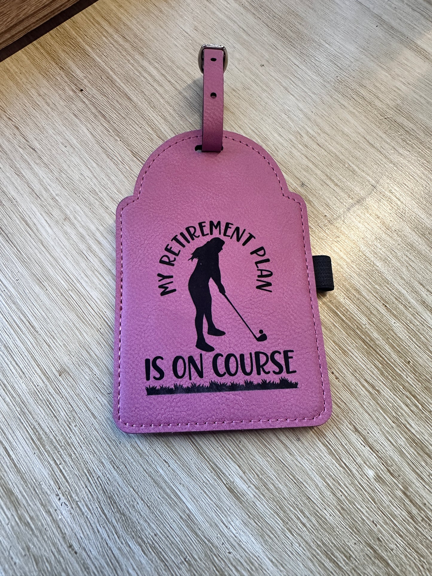 Retirement Plan Golf Bag Tag