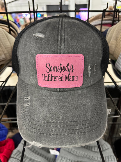 Somebody's Unfiltered Grandma Women's Criss Cross Hat