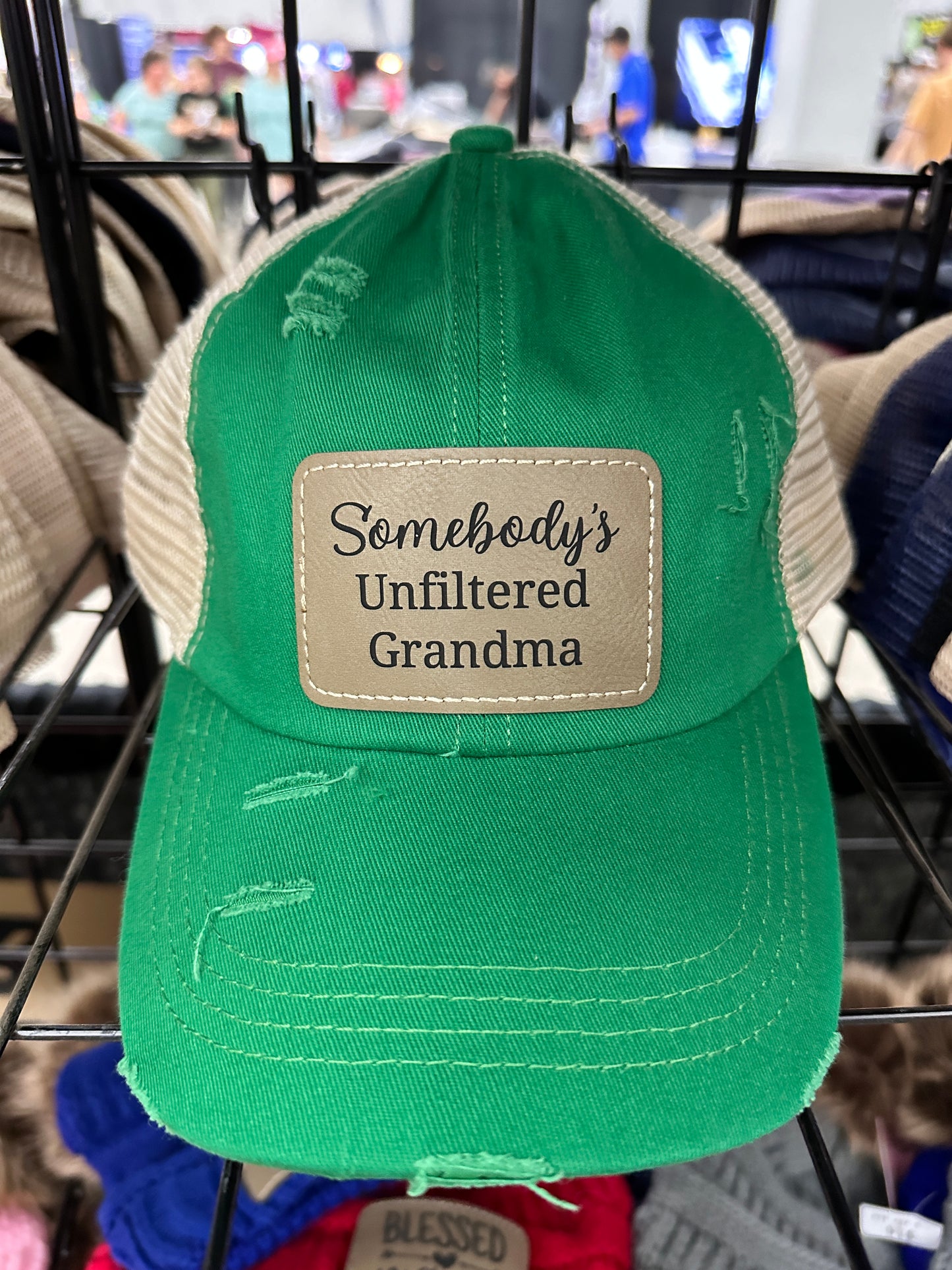 Somebody's Unfiltered Grandma Women's Criss Cross Hat