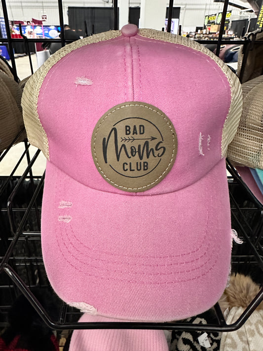 Bad Moms Club Women's Criss Cross Hat