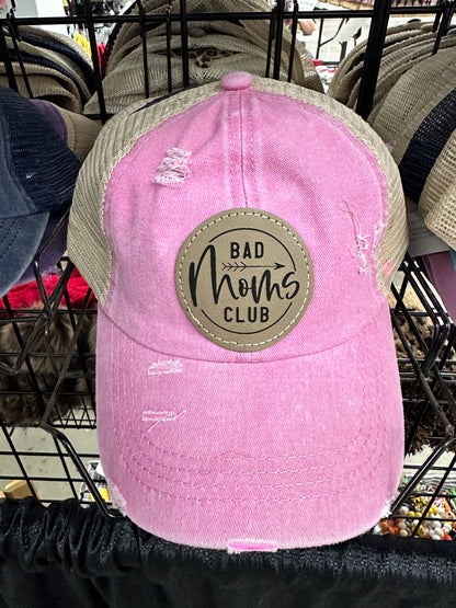 Bad Moms Club Women's Criss Cross Hat