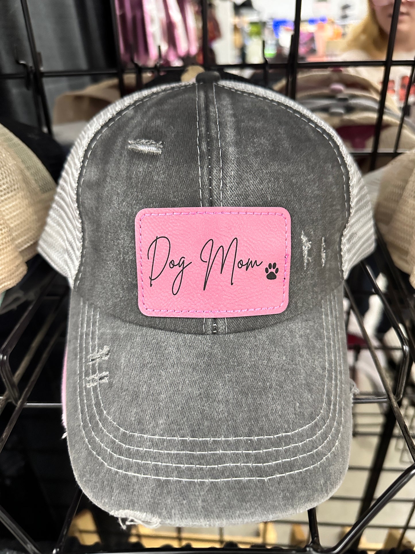 Dog Mom Women's Criss Cross Hat