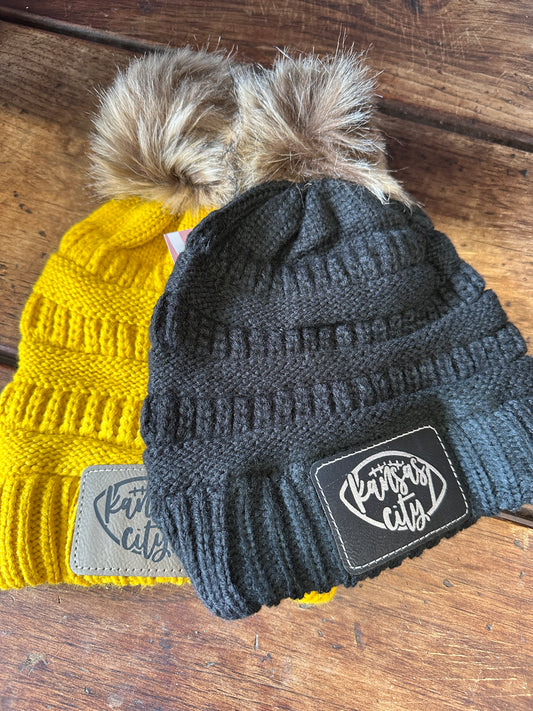 Kansas City Football Beanie