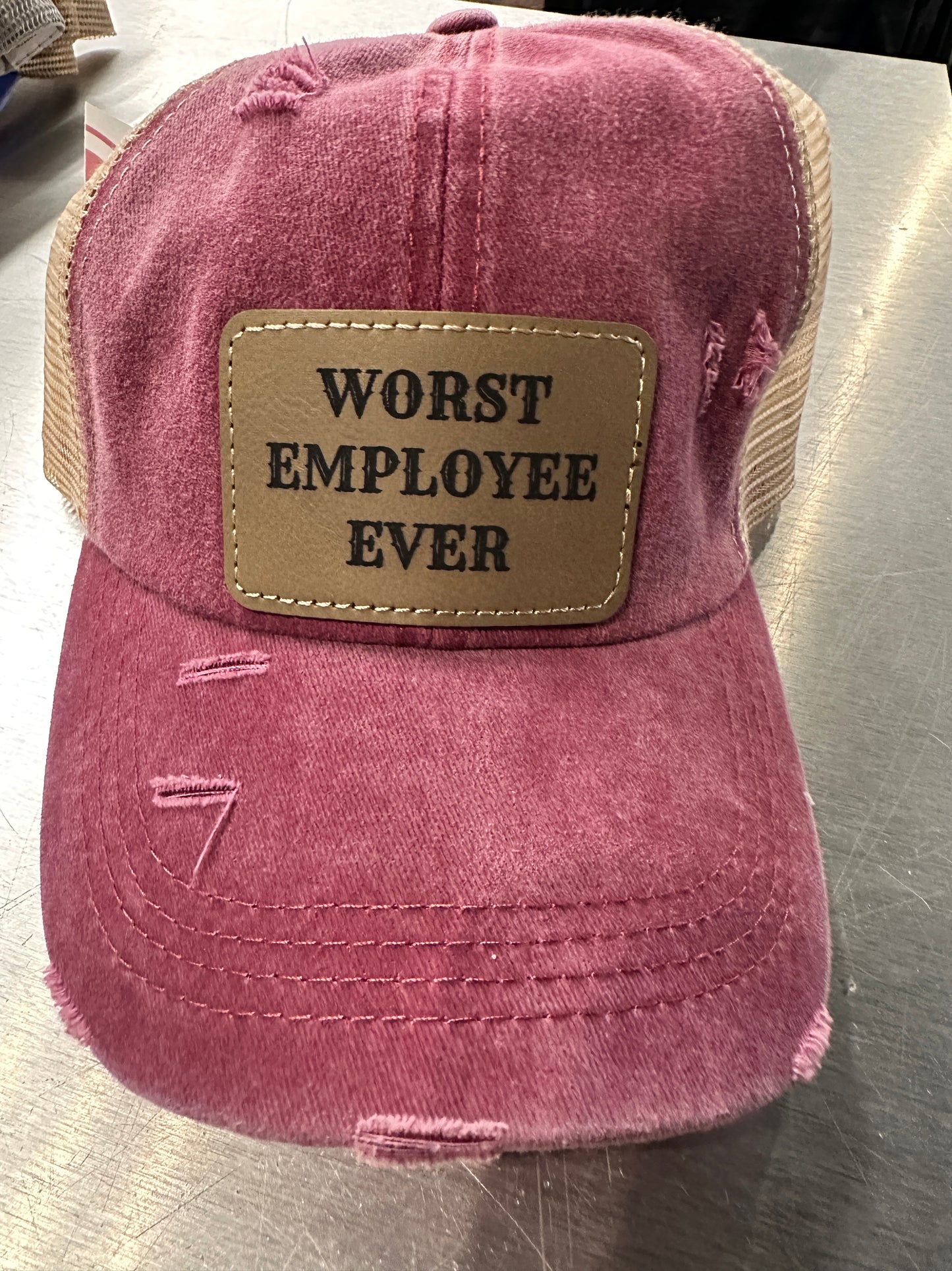 Worst Employee Ever Women's Criss Cross Hat