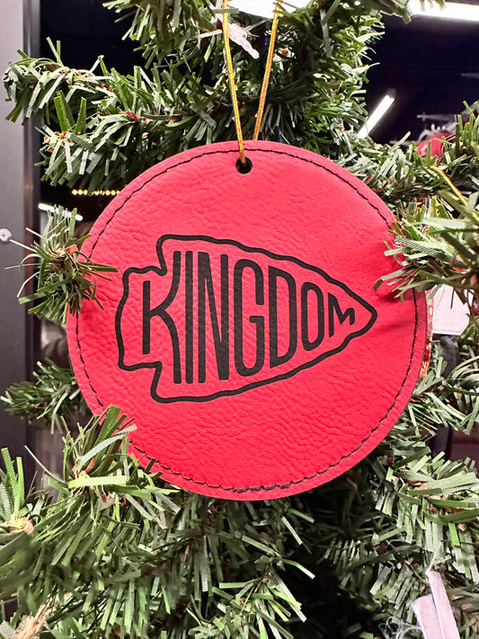 Kingdom Arrowhead Leatherette Ornament