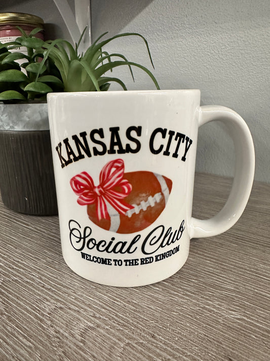 Kansas City Social Club Football Mug