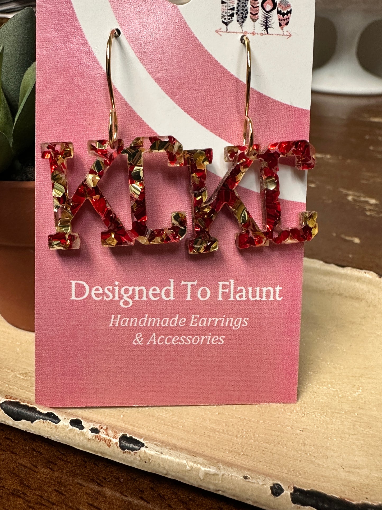 KC Cutout Dangle Earrings