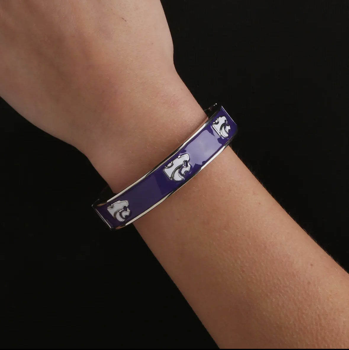 Kansas State Powercat Logo Bangle