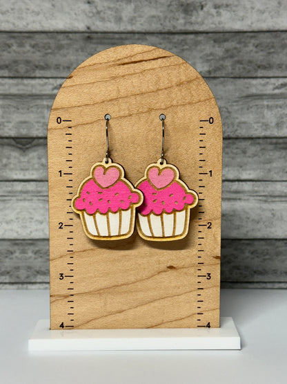 Cupcake Dangle Earrings