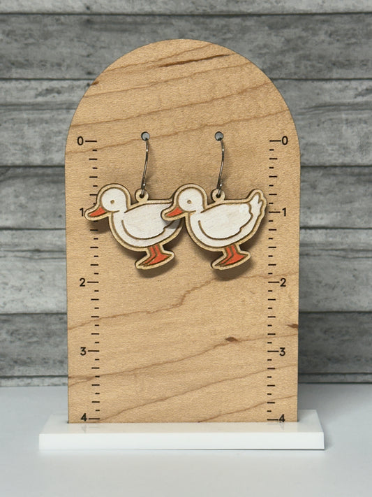 Ducks Dangle Earrings