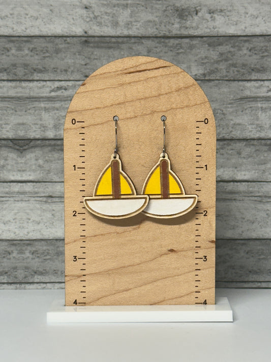 Sailboat Dangle Earrings