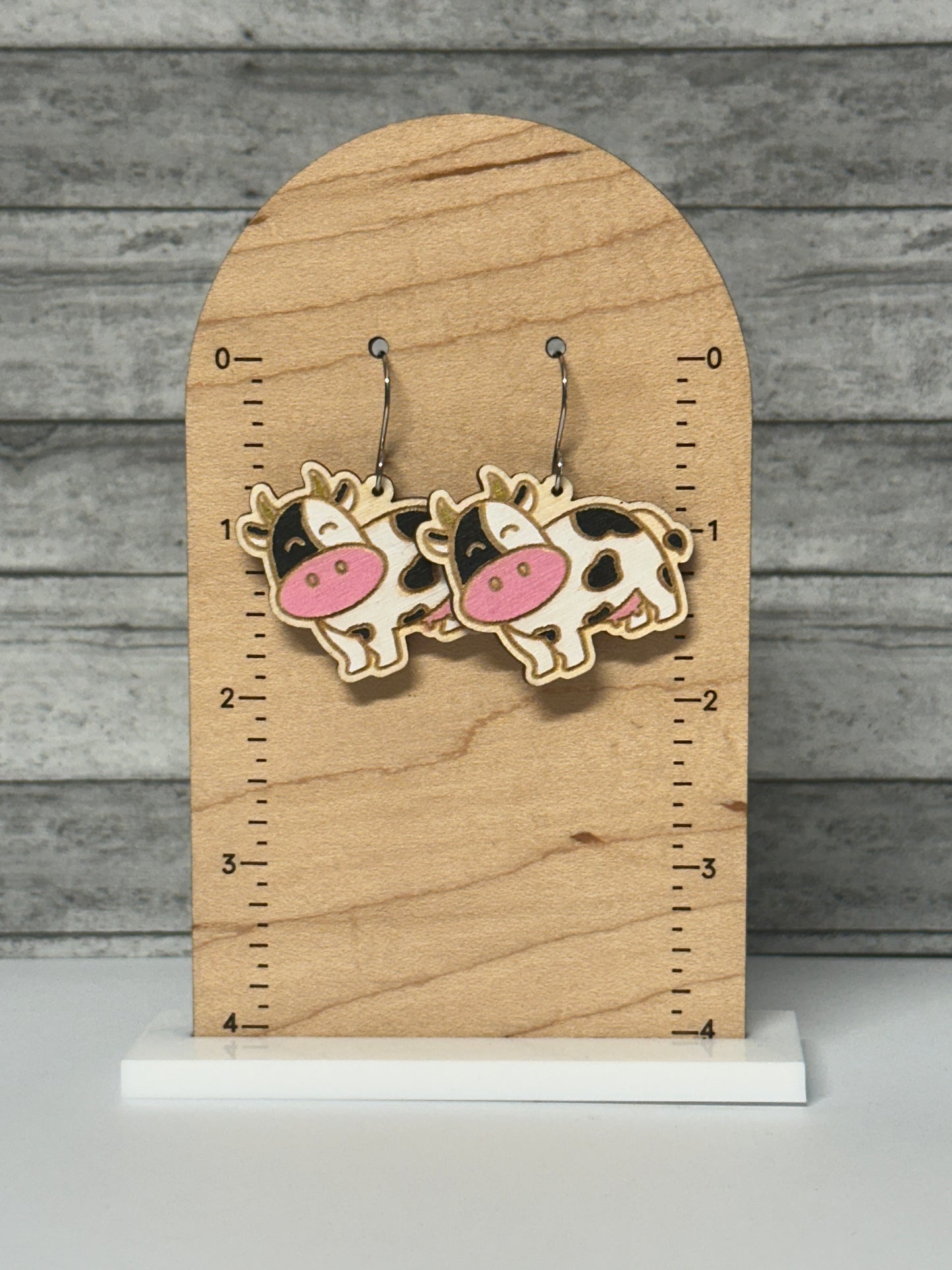 Cow Dangle Earrings