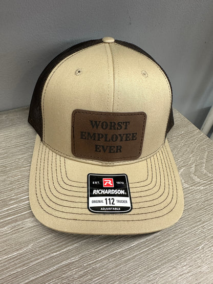 Worst Employee Ever Men's Richardson 112 Trucker Hat