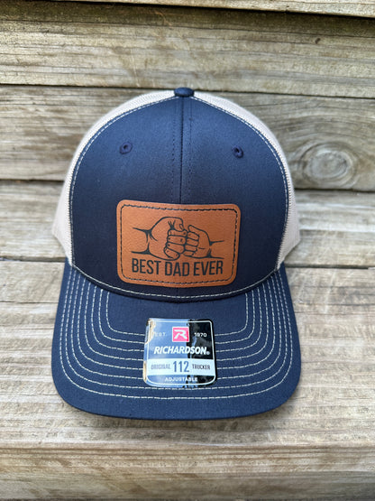 Best Dad Ever Men's Richardson 112 Trucker Hat