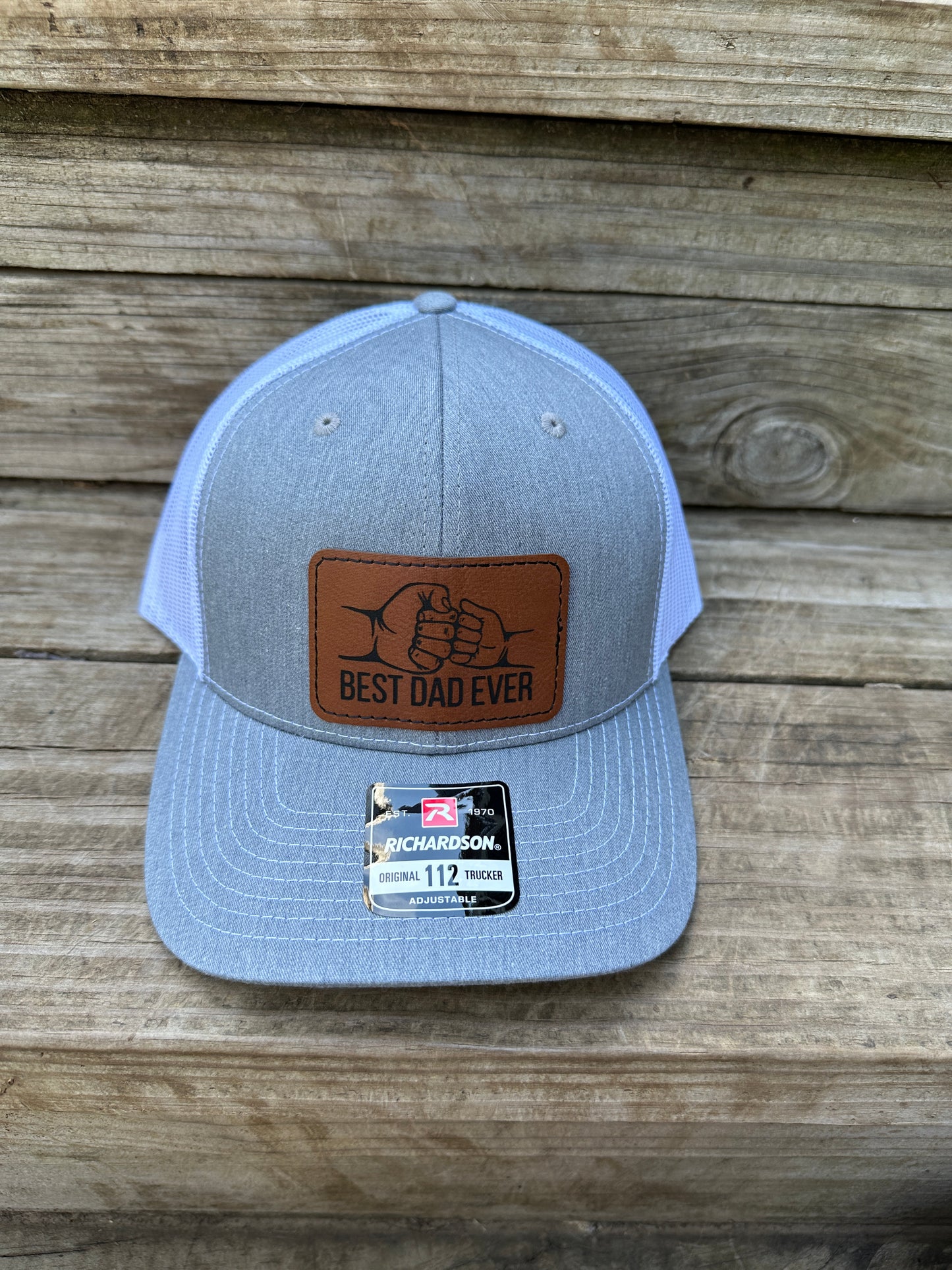 Best Dad Ever Men's Richardson 112 Trucker Hat