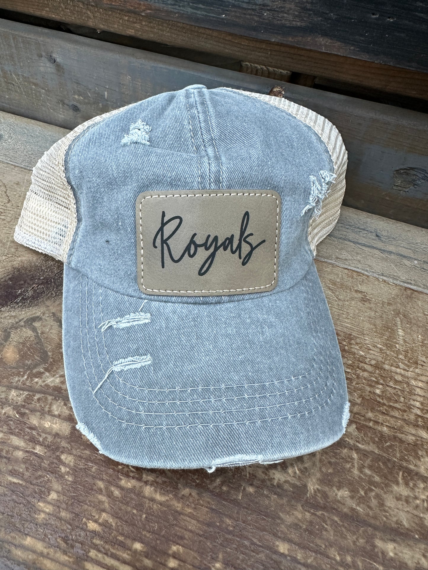 Royals Cursive Women's Criss Cross Hat