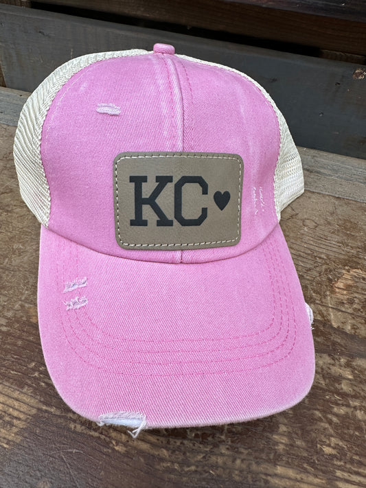 KC Heart Women's Criss Cross Hat