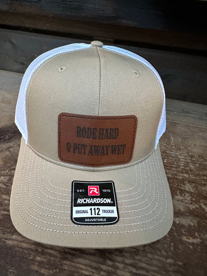 Rode Hard & Put Away Wet Men's Richardson 112 Trucker Hat