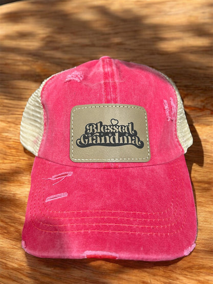 Blessed Grandma Women's Criss Cross Hat