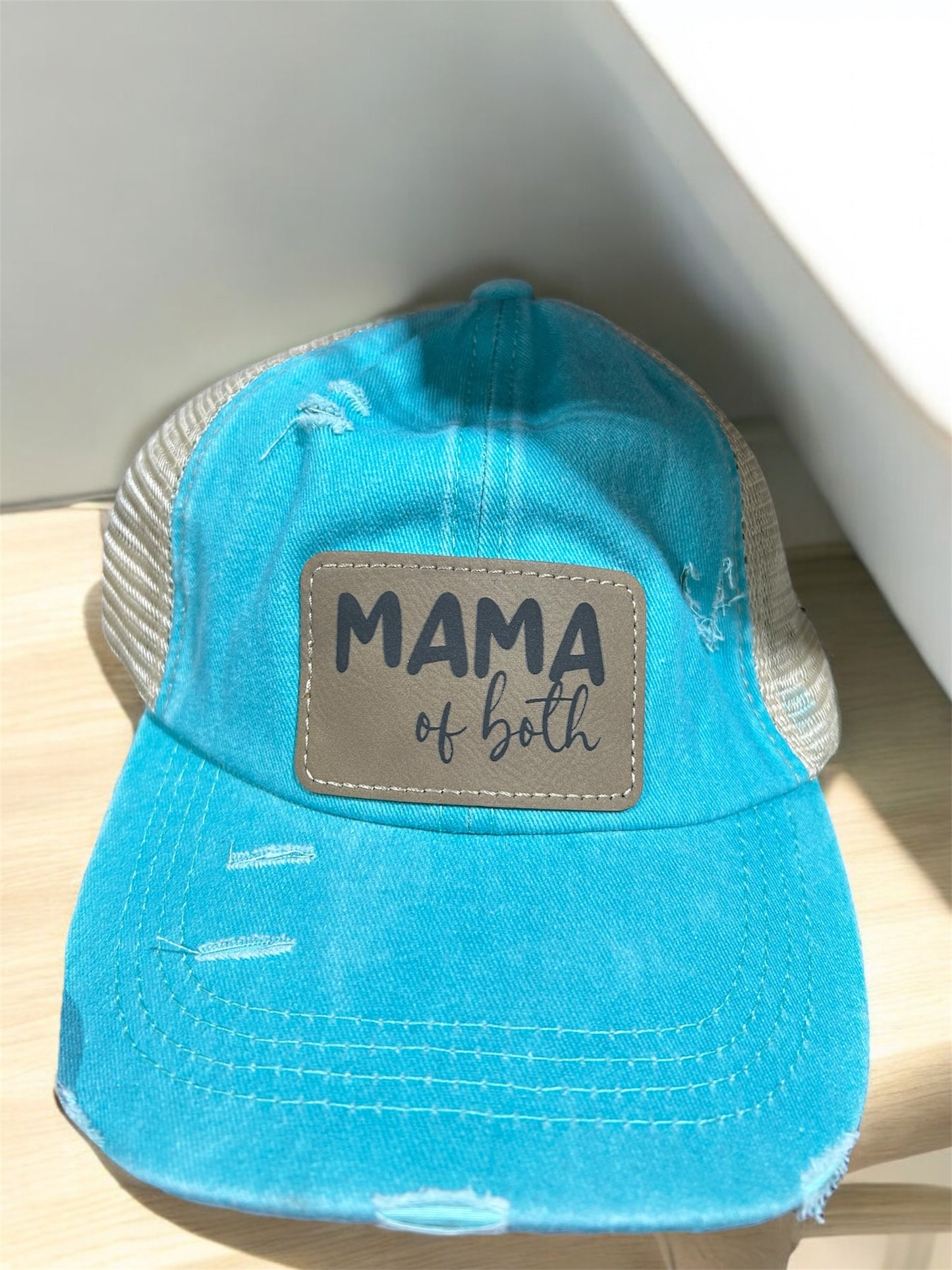 Mama Of Both Women's Criss Cross Hat