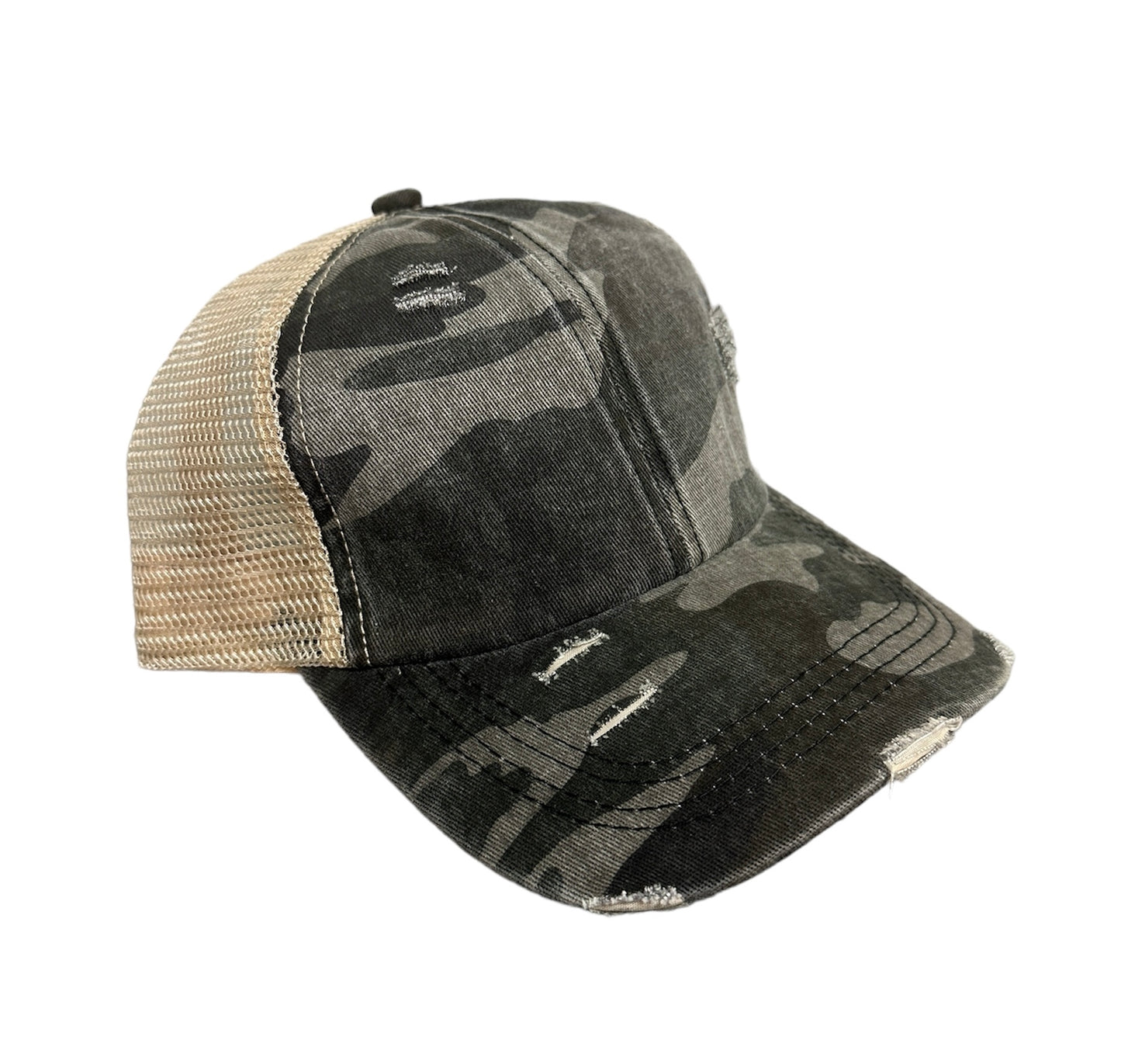 Put It On My Husband's Tab Women's Criss Cross Hat