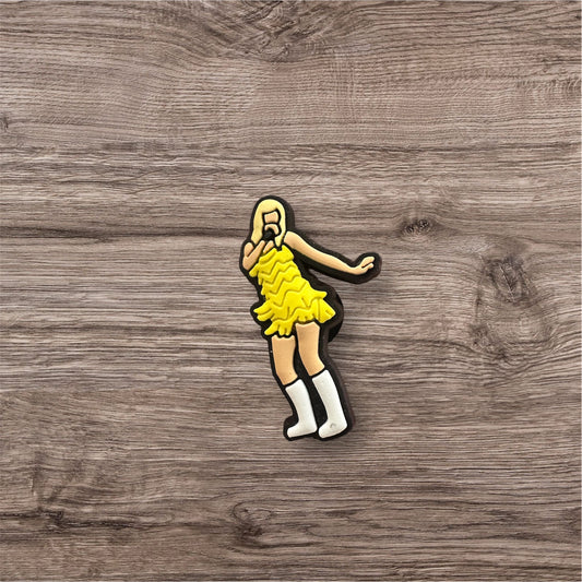 Taylor Swift in Yellow Shoe Charm