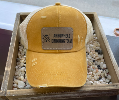 Arrowhead Drinking Team Criss Cross Hat